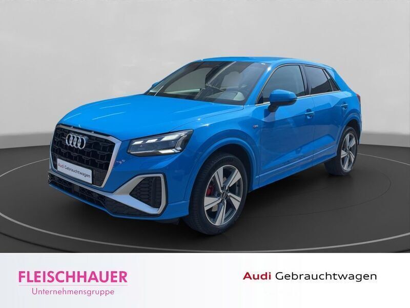 Blau Gebraucht 2021 Audi Q2 S-Line SUV | 25.980 € (Guter Preis) - Bild 1/4