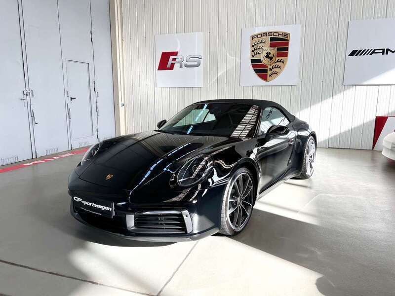 Schwarz Gebraucht 2020 Porsche 911 Carrera 4 Cabriolet Cabrio | 129.900 € (Fairer Preis) - Bild 1/4