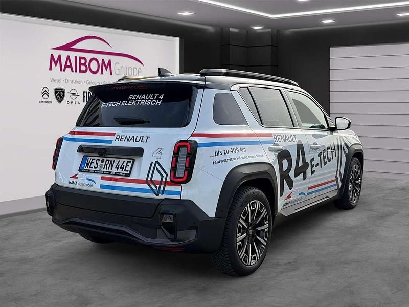 Gebraucht Renault 4 E-Tech Iconic 110 kW (150 PS) 2025 Arktisweiß mit schwarzem dach SUV