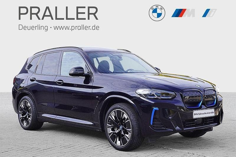 M carbonschwarz Gebraucht 2023 BMW iX3 M Sport SUV | 45.900 € (Fairer Preis) - Bild 1/4