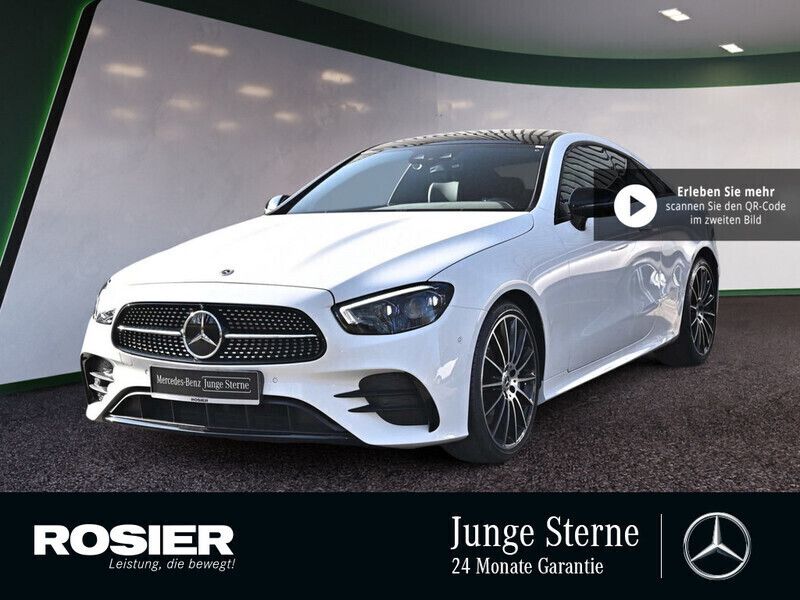 Weiss / polarweiß Gebraucht 2023 Mercedes E300 AMG Coupé | 59.590 € (Fairer Preis) - Bild 1/4