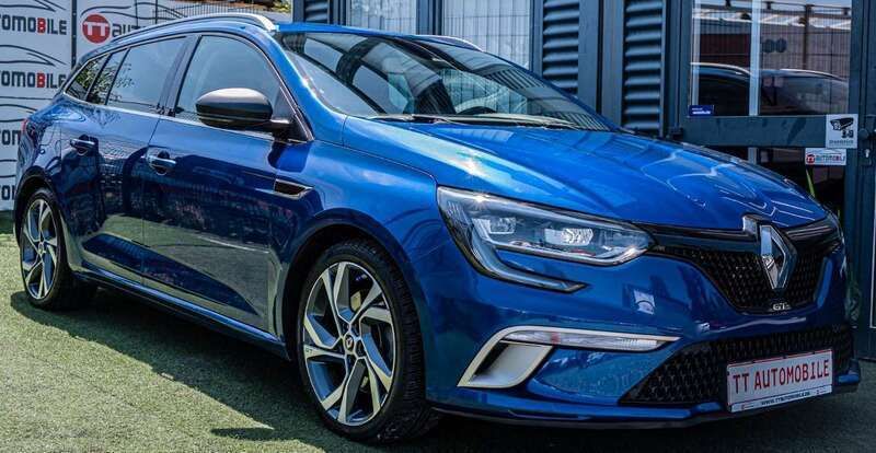 Blau Gebraucht 2017 Renault Mégane GrandTour GT Kombi | 12.999 € (Fairer Preis) - Bild 1/4