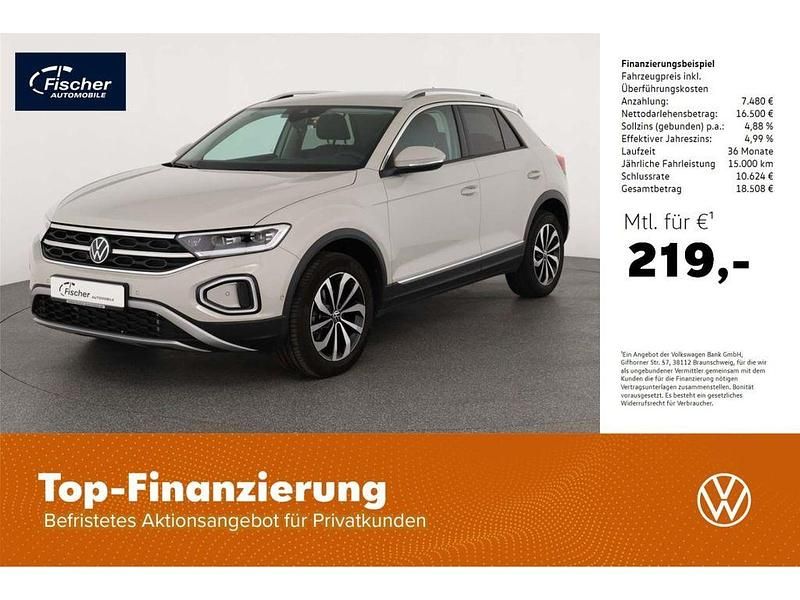 Grau Gebraucht 2023 VW T-Roc Style SUV | 23.980 € (Superpreis) - Bild 1/4