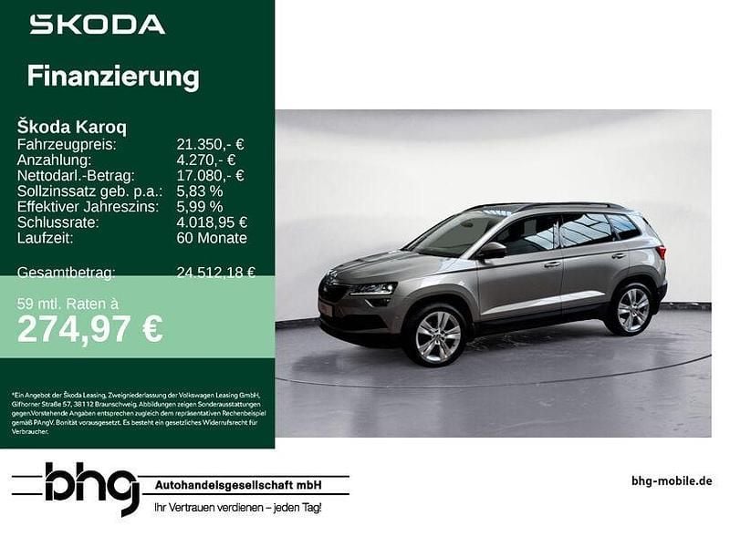 Beige Gebraucht 2017 Skoda Karoq Style SUV | 21.350 € (Fairer Preis) - Bild 1/4
