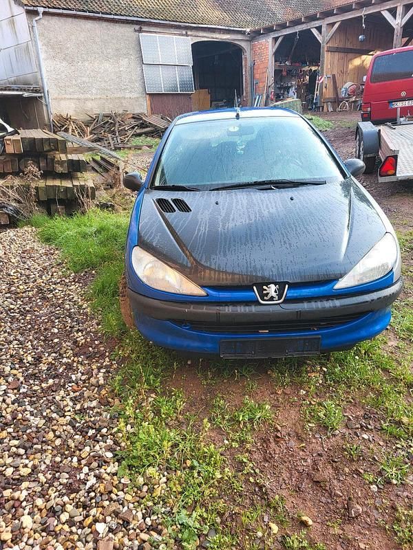 Gebraucht Peugeot 206 90 PS (66 kW) 2000 Blau Kleinwagen