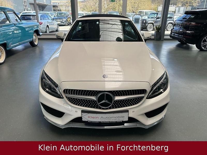 Gebraucht Mercedes C220 AMG line 170 PS (125 kW) 2017 Weiß Cabrio