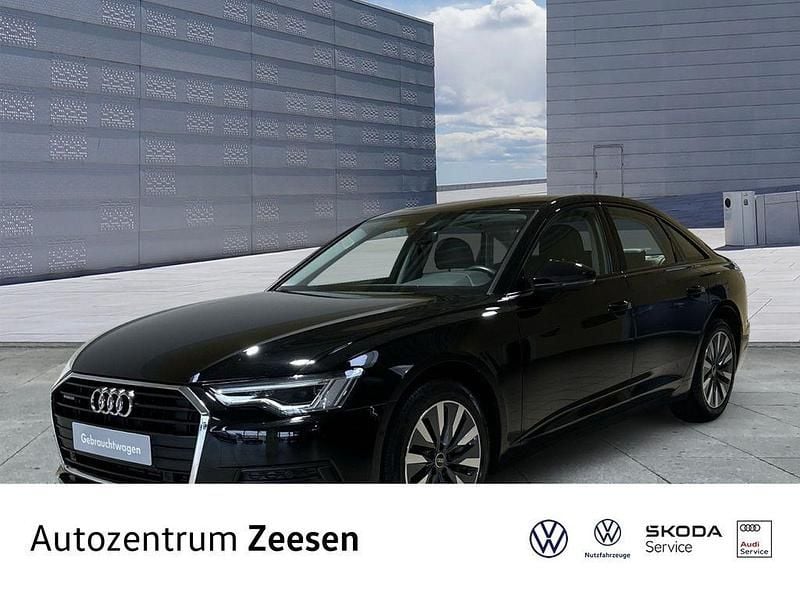 Brilliantschwarz Gebraucht 2022 Audi A6 Basis Limousine | 36.850 € (Fairer Preis) - Bild 1/4