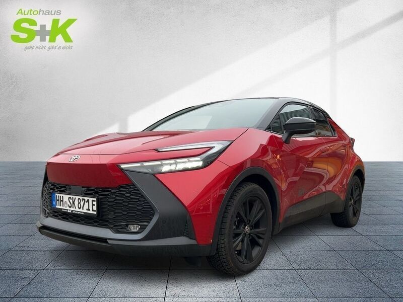 Karminarot metallic / dach sc Gebraucht 2024 Toyota C-HR Team SUV | 36.870 € (Teuer) - Bild 1/4