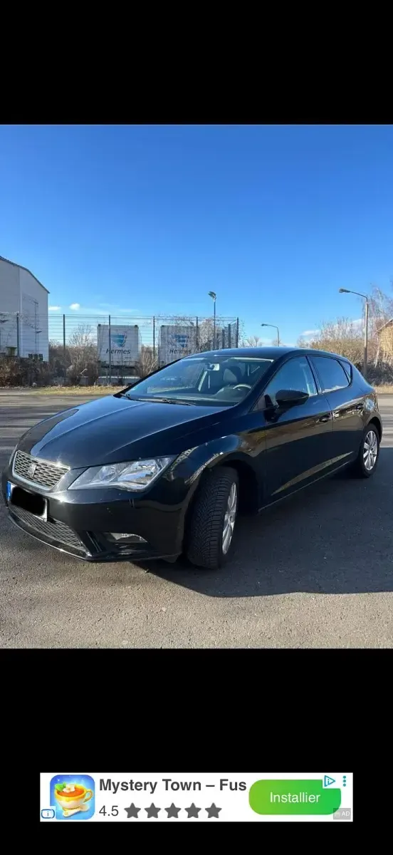 Gebraucht Seat Leon 105 PS (77 kW) 2013 Schwarz Limousine