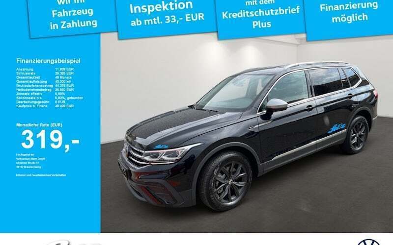 Deep black perleffekt Gebraucht 2025 VW Tiguan Allspace Move SUV | 48.498 € (Etwas zu teuer) - Bild 1/4