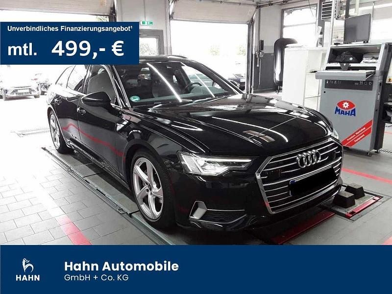 Mythosschwarz metallic Gebraucht 2022 Audi A6 S-Line Kombi | 36.480 € (Guter Preis) - Bild 1/3