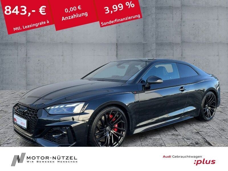 Mythosschwarz metallic Gebraucht 2024 Audi RS5 Ambiente Coupé | 87.960 € - Bild 1/4