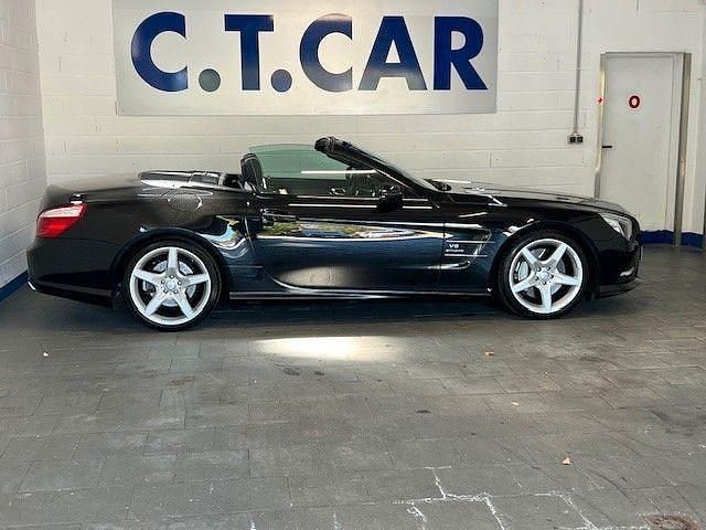 Gebraucht Mercedes SL500 AMG line 435 PS (319 kW) 2012 Schwarz Cabrio
