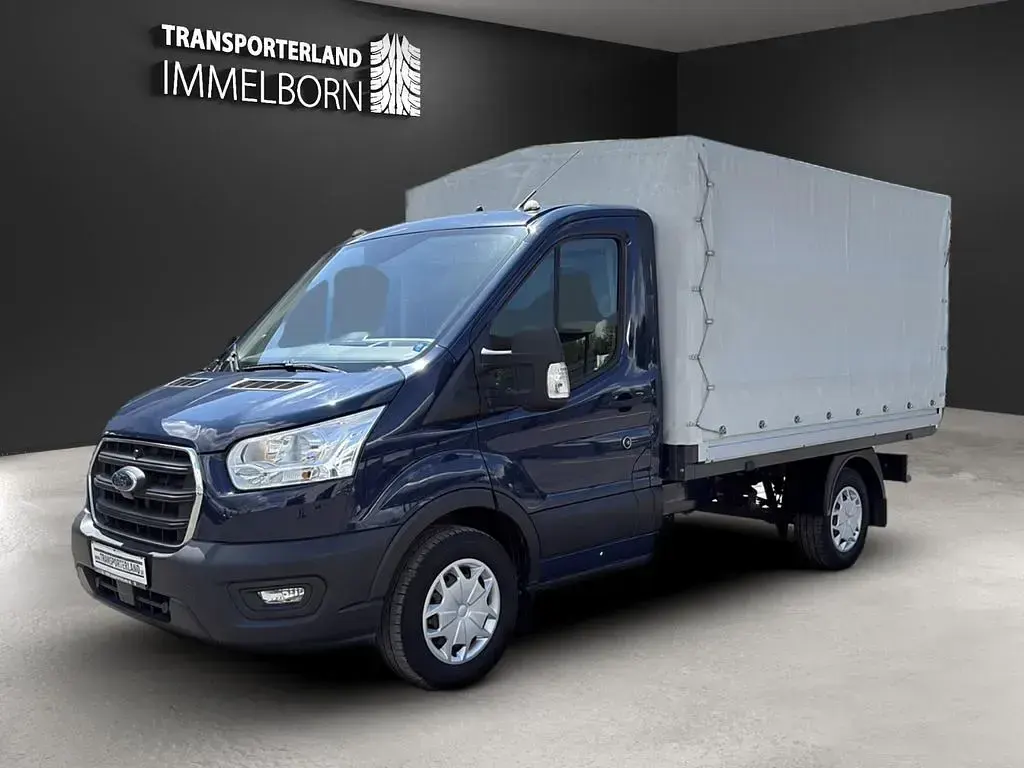 Gebraucht Ford Transit Trend 131 PS (96 kW) 2021 Blau Van / Kleinbus