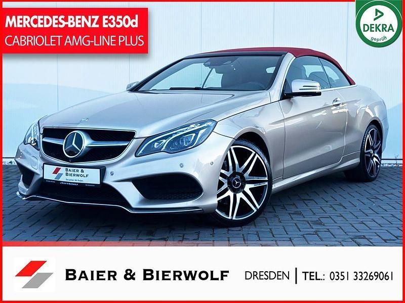 Silber Gebraucht 2014 Mercedes E350 AMG line Cabrio | 24.999 € (Etwas zu teuer) - Bild 1/4
