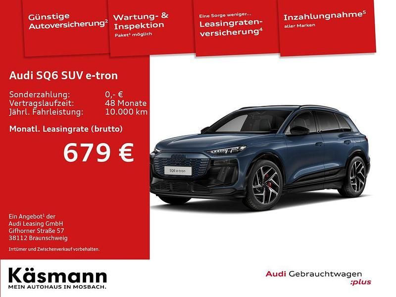 Gebraucht Audi SQ6 e-tron Ambiente 359 kW (489 PS) 2025 Plasmablau metallic SUV
