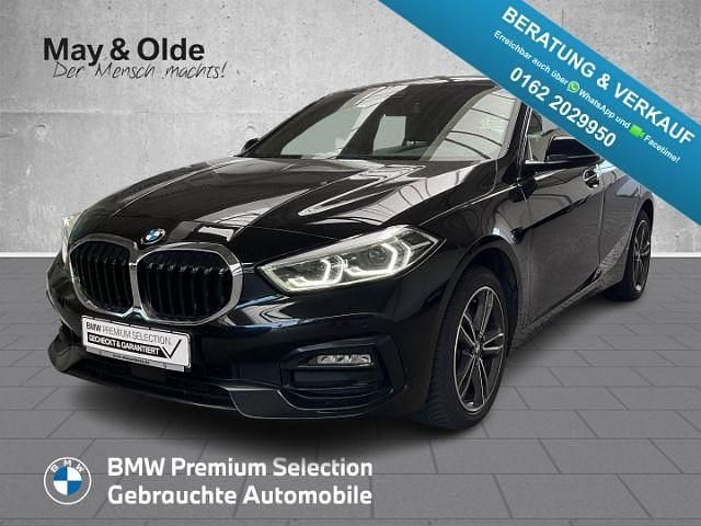 Schwarz Gebraucht 2021 BMW 118 Sport Line Kleinwagen | 21.777 € (Fairer Preis) - Bild 1/4