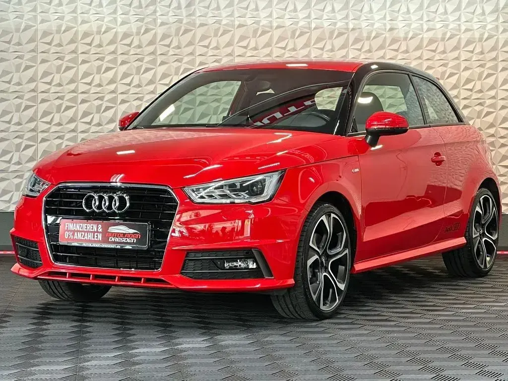 Używany Audi A1 S-Line 125 KM (91 kW) 2016 Czerwony Hatchback