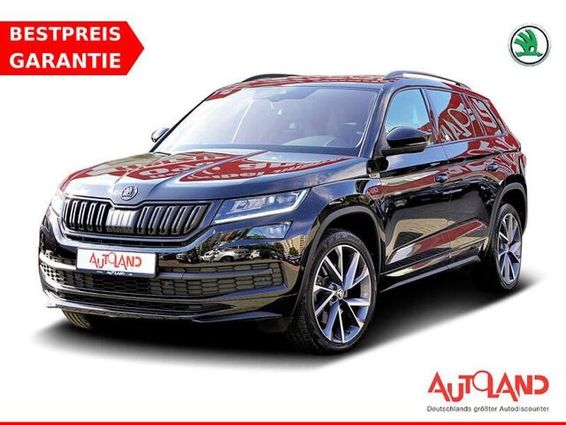 Schwarz Gebraucht 2021 Skoda Kodiaq SportLine SUV | 34.950 € (Fairer Preis) - Bild 1/4