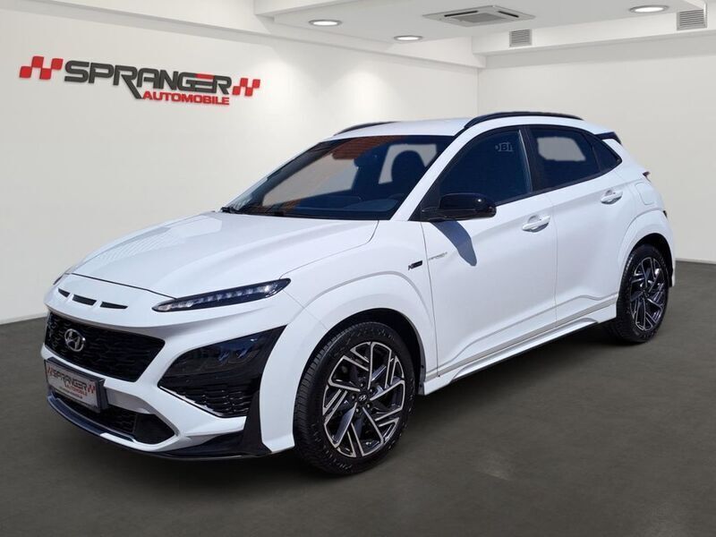 Weiß Gebraucht 2023 Hyundai Kona N Line SUV | 26.880 € (Guter Preis) - Bild 1/4