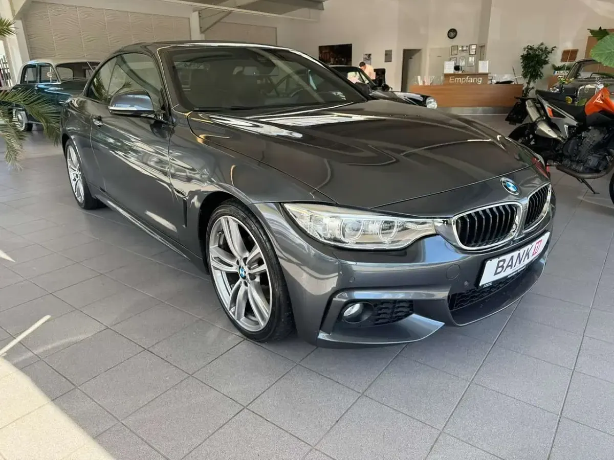 Gebraucht BMW 420 M Sport 190 PS (139 kW) 2016 Mineralgrau metallic Cabrio