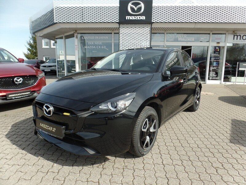 Jet black Neu 2024 Mazda 2 Center-Line Kleinwagen | 18.740 € (Fairer Preis) - Bild 1/4