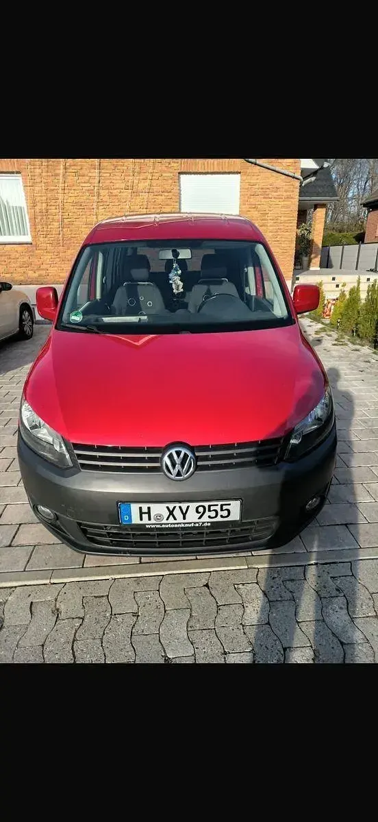 Gebraucht VW Caddy Comfortline 102 PS (75 kW) 2011 Rot Van / Kleinbus