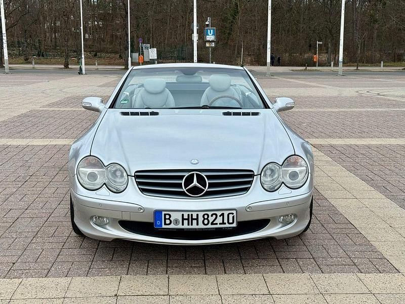 Gebraucht Mercedes SL500 306 PS (225 kW) 2002 Silber Cabrio