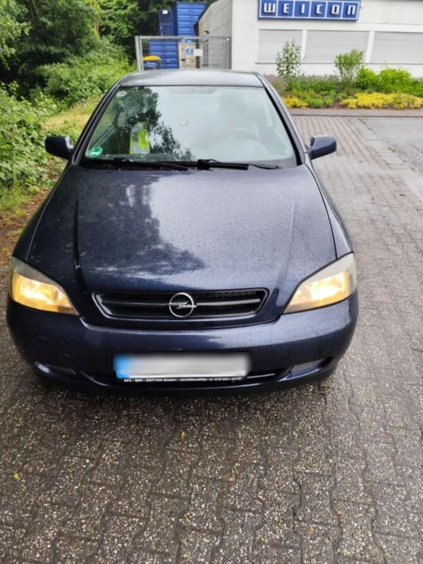 Blau Gebraucht 2000 Opel Astra Coupé | 1.050 € (Guter Preis) - Bild 1/4