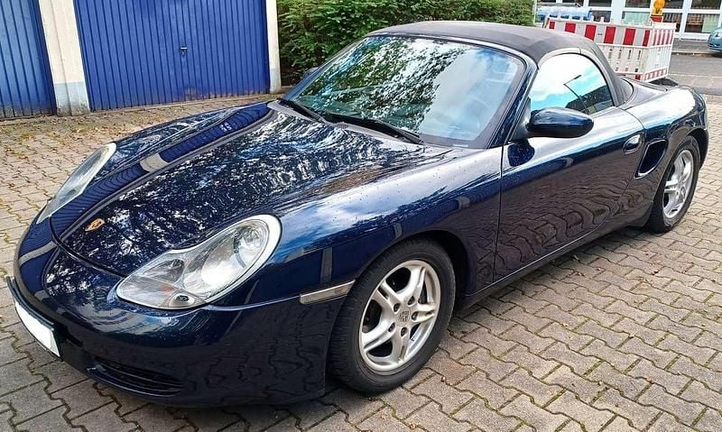 Blau Gebraucht 2000 Porsche 986 Boxster Cabrio | 12.900 € (Guter Preis) - Bild 1/4