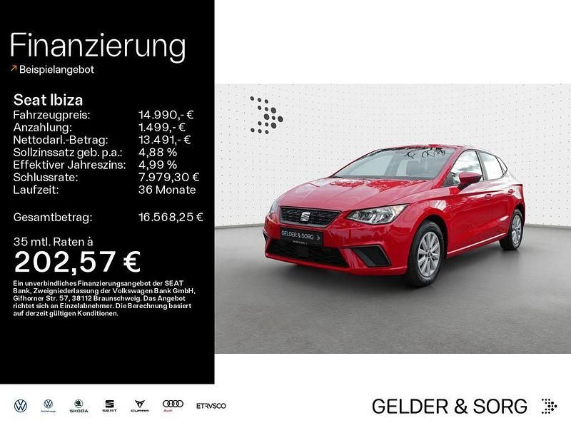 Rot Gebraucht 2021 Seat Ibiza Beats Limousine | 14.990 € (Fairer Preis) - Bild 1/4