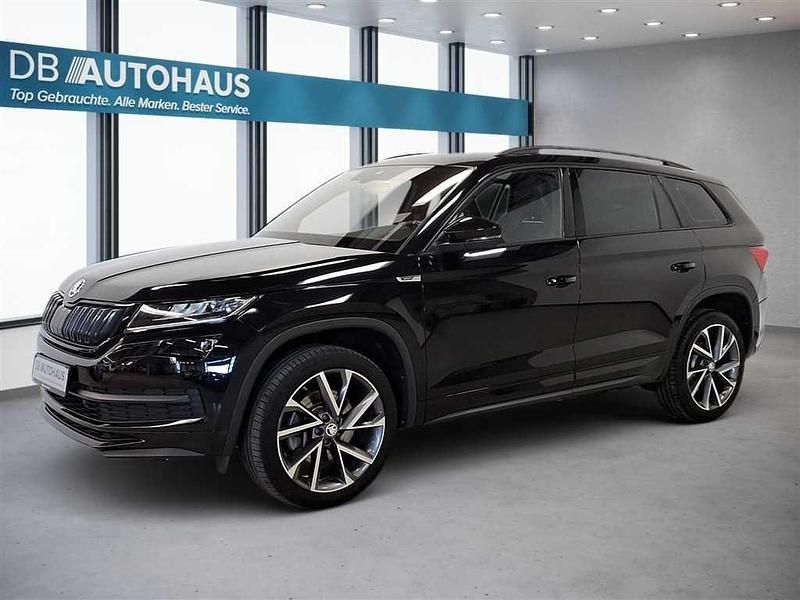 Schwarz Gebraucht 2021 Skoda Kodiaq SportLine SUV | 35.780 € (Fairer Preis) - Bild 1/4