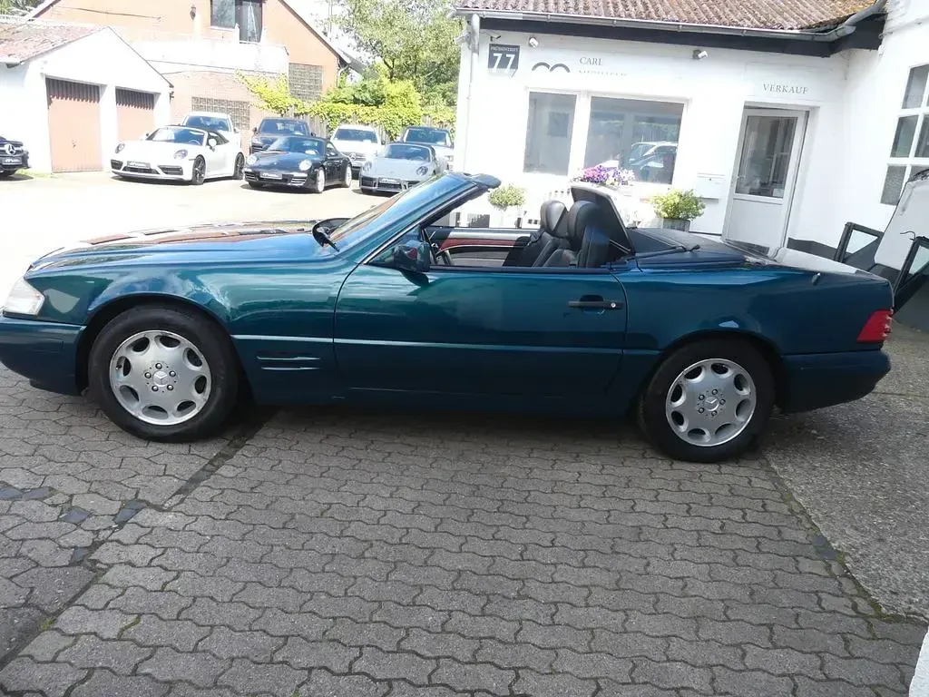 Gebraucht Mercedes SL320 231 PS (169 kW) 1996 Grün Cabrio