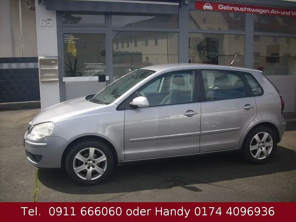 Gebraucht VW Polo Trendline 80 PS (58 kW) 2007 Silber Kleinwagen