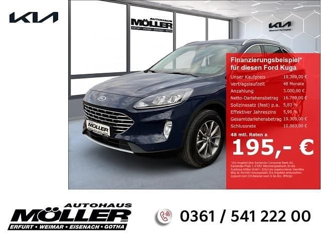 Gebraucht Ford Kuga Titanium 224 PS (164 kW) 2021 Blau SUV