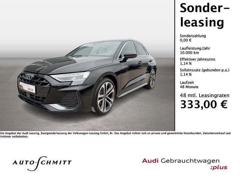 Gebraucht Audi A3 S-Line 150 PS (110 kW) 2024 Mythosschwarz metallic Limousine