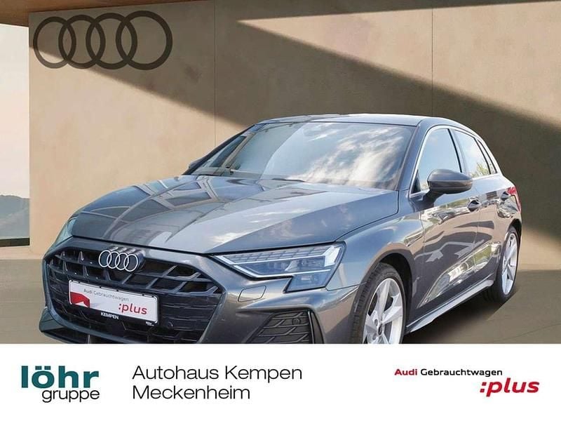 Daytonagrau perleffekt Gebraucht 2024 Audi A3 Sportback S-Line Limousine | 36.580 € (Guter Preis) - Bild 1/4
