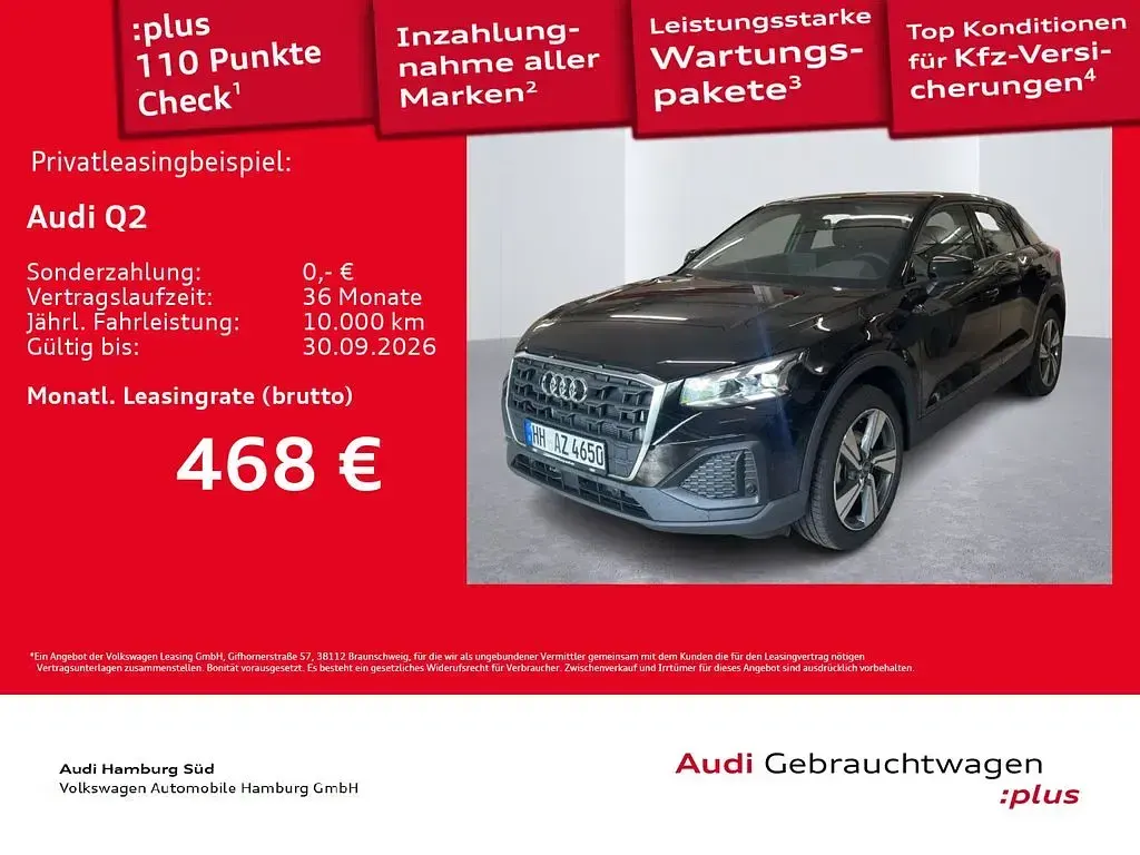 Gebraucht Audi Q2 Comfort 150 PS (110 kW) 2026 A2 brillantschwarz SUV