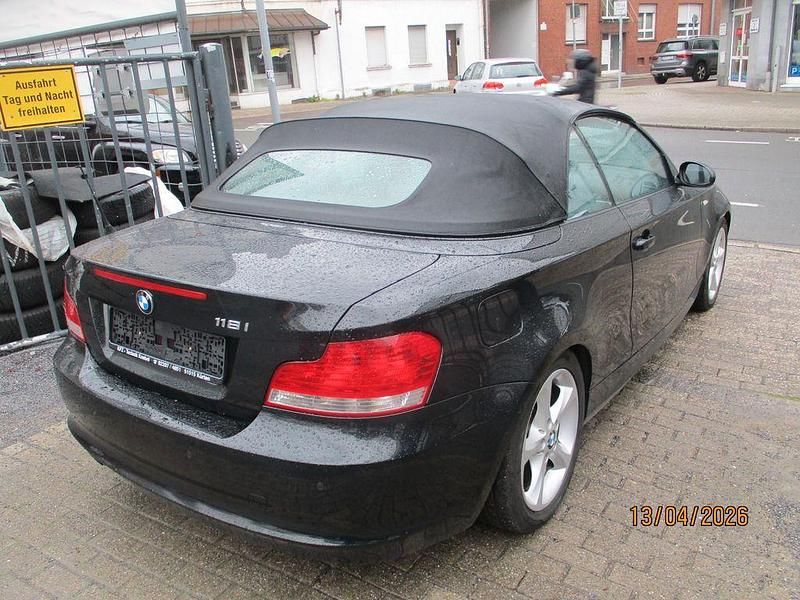 Occasion BMW 118 Cabriolet Efficient Dynamics 143 ch (105 kW) 2008 Noir Cabriolet