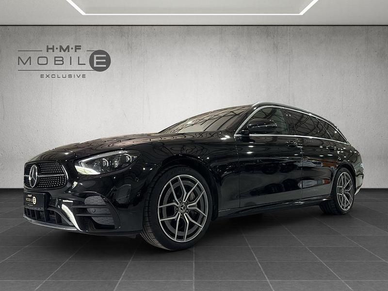 Schwarz Gebraucht 2021 Mercedes E400 AMG line Limousine | 35.990 € (Fairer Preis) - Bild 1/4