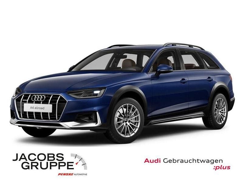 Navarrablau metallic Gebraucht 2022 Audi A4 Allroad Ambiente Kombi | 29.870 € (Superpreis) - Bild 1/4