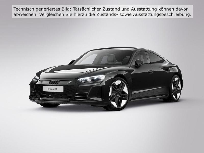 Schwarz (metallic) Gebraucht 2023 Audi e-tron GT quattro Ambiente Limousine | 60.990 € (Guter Preis) - Bild 1/4