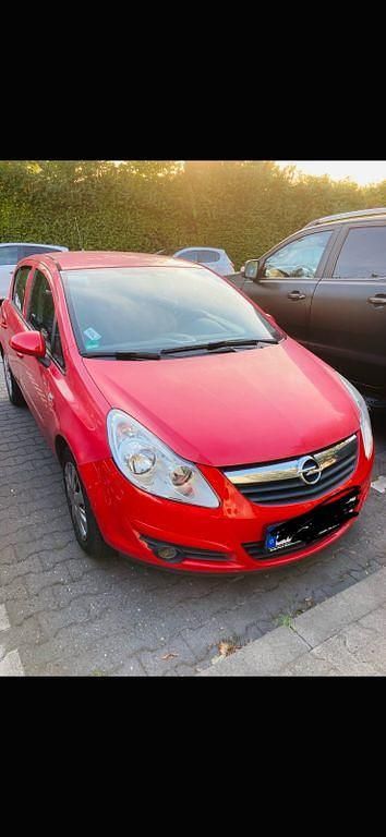 Rot Gebraucht 2007 Opel Corsa Catch Me Limousine | 1.050 € (Superpreis) - Bild 1/3
