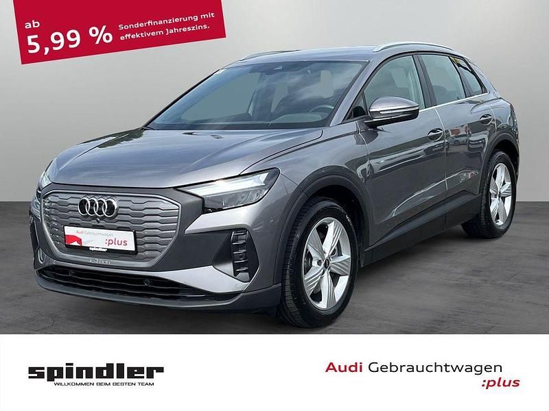 Taifungrau metallic Gebraucht 2024 Audi Q4 e-tron Advanced SUV | 41.480 € (Fairer Preis) - Bild 1/4