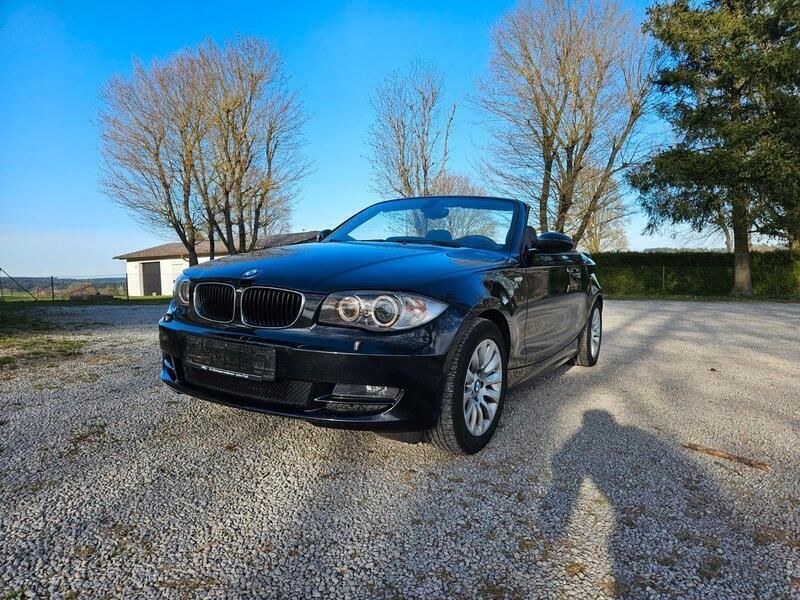 Schwarz Gebraucht 2009 BMW 118 Cabriolet Cabrio | 6.000 € (Guter Preis) - Bild 1/4