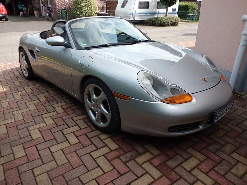 Silber Gebraucht 2001 Porsche Boxster S Cabrio | 15.986 € (Superpreis) - Bild 1/4