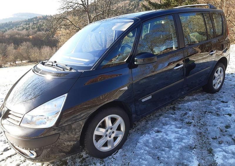 Gebraucht Renault Espace Dynamique 150 PS (110 kW) 2007 Schwarz Van / Kleinbus