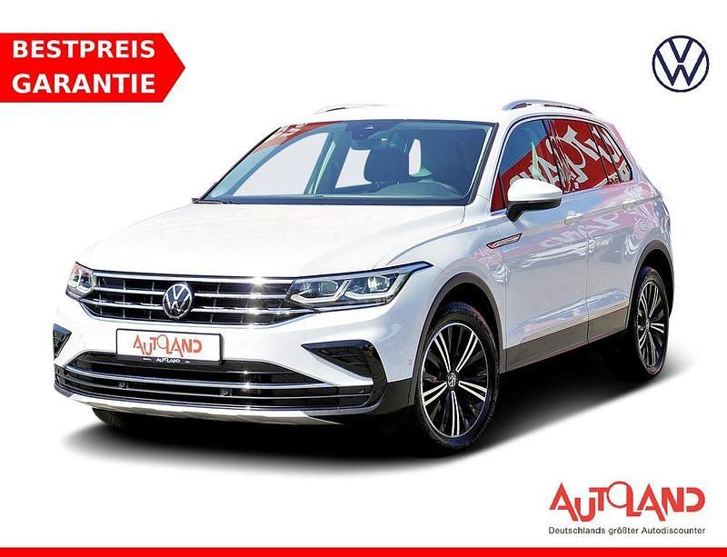 Pure white Gebraucht 2022 VW Tiguan Elegance SUV | 30.950 € (Fairer Preis) - Bild 1/4