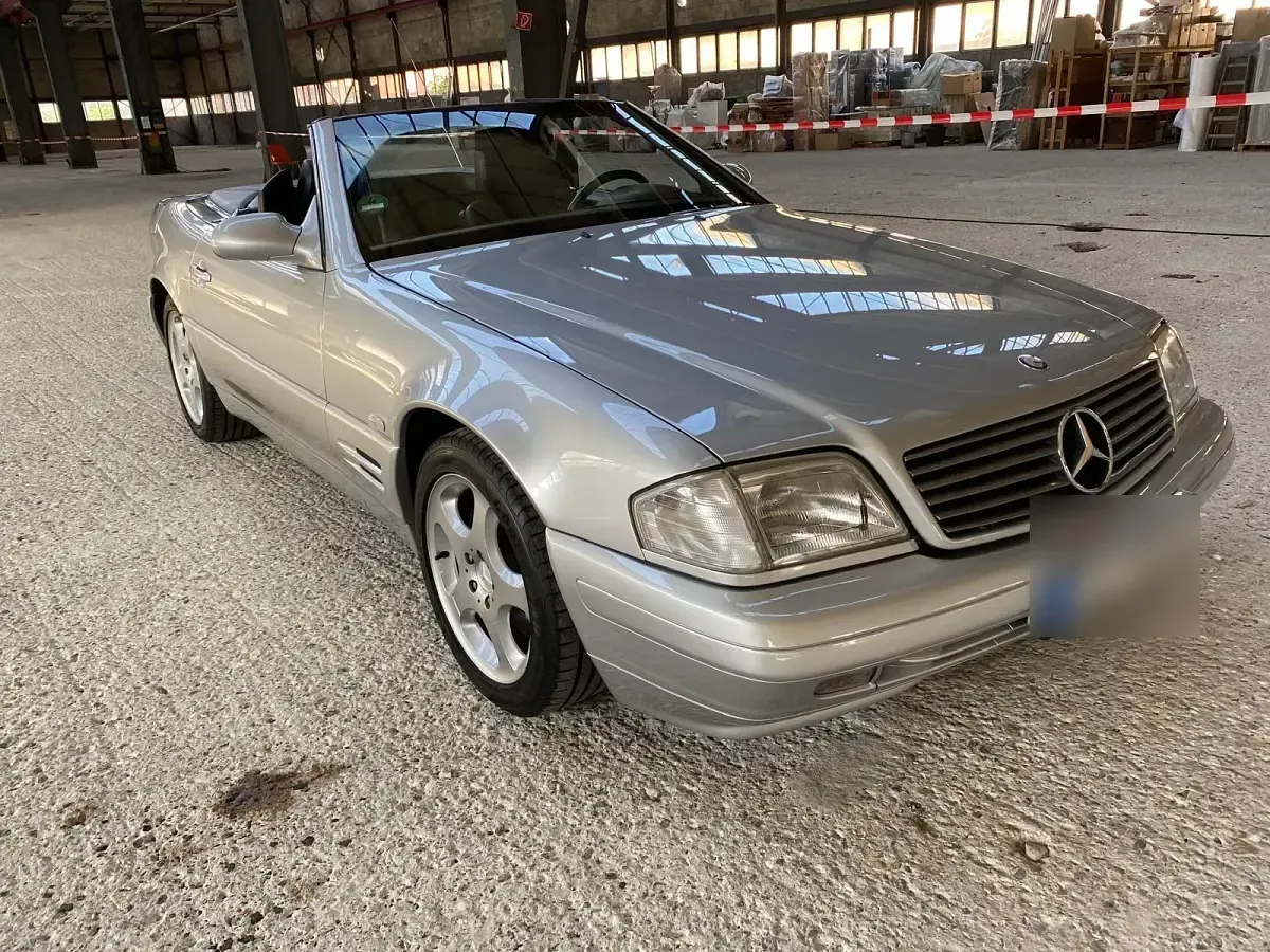 Gebraucht Mercedes SL320 224 PS (164 kW) 1999 Silber Cabrio