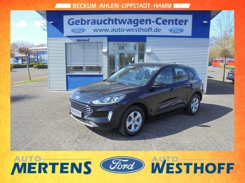 Obsidianschwarz metallic Gebraucht 2022 Ford Kuga SUV | 22.848 € (Guter Preis) - Bild 1/4